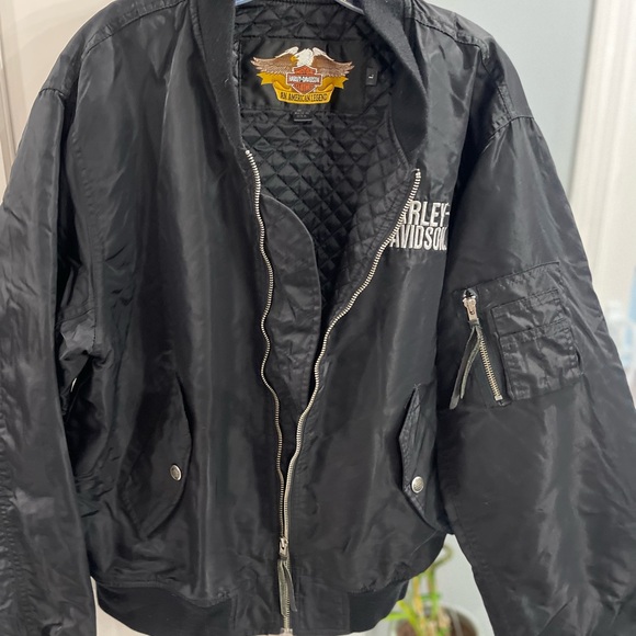 Harley Davidson 🇺🇸 Made Bomber Jacket men’s size L - Picture 13 of 16